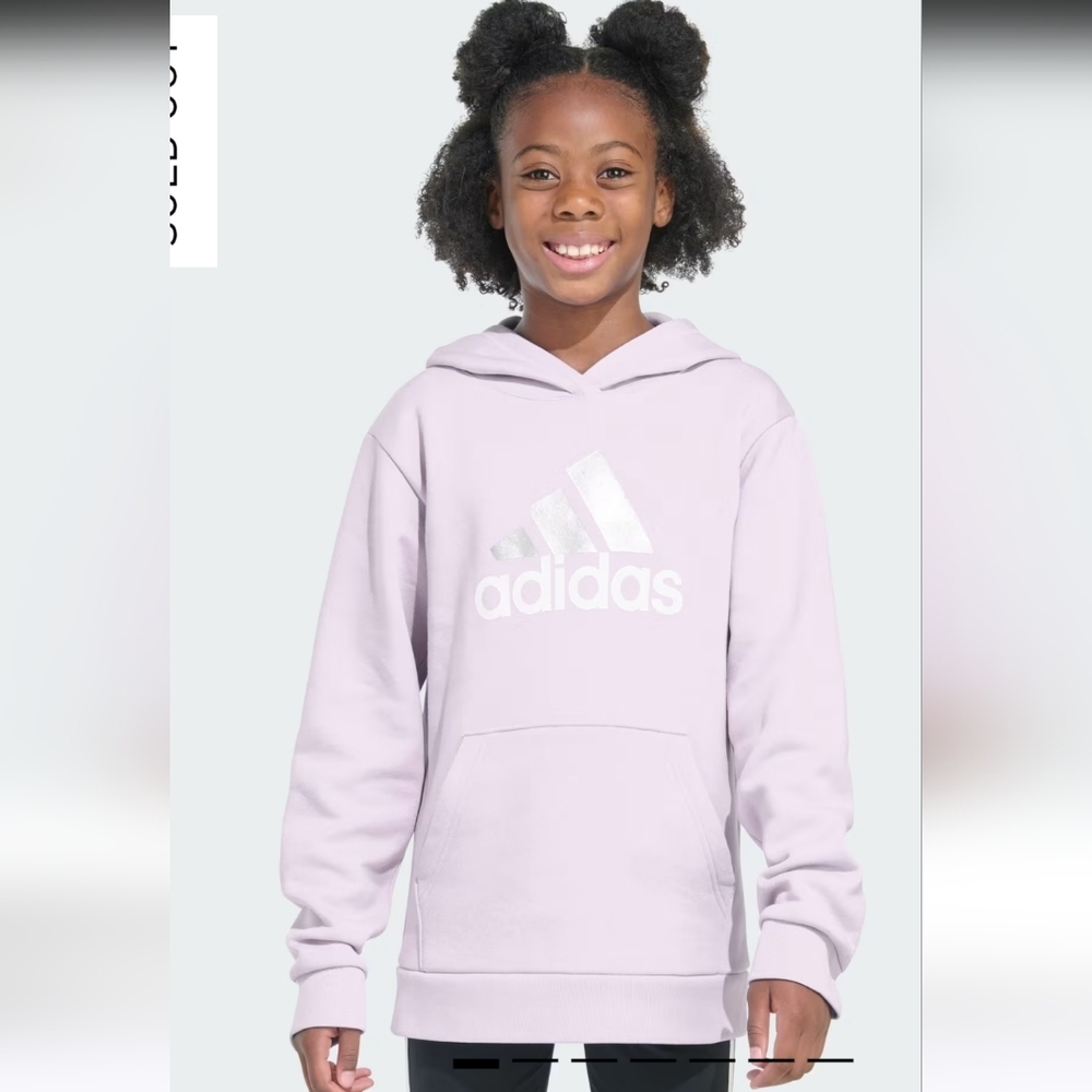 Adidas Kids Lavender Hoodie- Fits Women S-M!‎